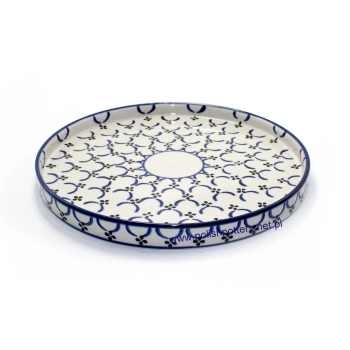 Taca z podwyższonym rantem Ø26cm dek. 27X Koronka